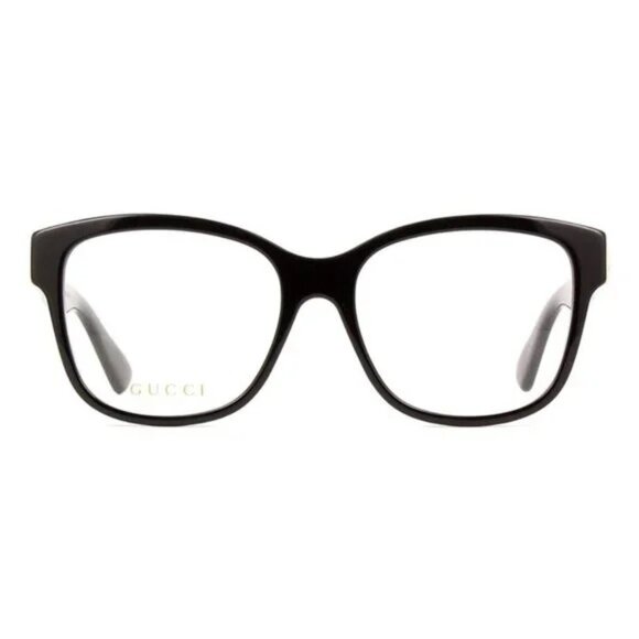 NEW GUCCI SQUARE EYEGLASSES GUCCI BLACK CLEAR EYEWEAR - Picture 2 of 3